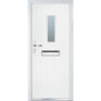 Crystal Cottage-Style White 1 Light Glazed GRP Composite Front Door - 2055mm x 920mm additional 7