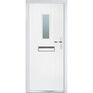 Crystal Cottage-Style White 1 Light Glazed GRP Composite Front Door - 2055mm x 920mm additional 1