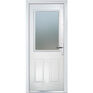 Crystal Modern White 1 Light Glazed GRP Composite Front Door - 2055mm x 920mm additional 1