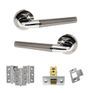 Atlantic Tennessee Black Nickel/Polished Chrome Door Handle Pack additional 3