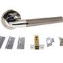 Atlantic Tennessee Black Nickel/Polished Chrome Door Handle Pack additional 1
