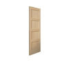JB Kind Snowdon 4 Panel Unfinished Real Oak Internal Door additional 1