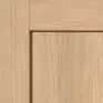 JB Kind Etna 1 Panel Real Oak Shaker Style Internal Door additional 2