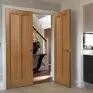 JB Kind Eiger 2 Panel Real Oak Shaker Internal Door additional 2