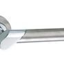 Mediterranean Tunis Satin Nickel/Polished Chrome Lever Door Handle (Pair) additional 1