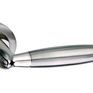 Mediterranean Gibraltar Satin Nickel/Polished Nickel Lever Door Handle (Pair) additional 1