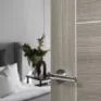 Mediterranean Santorini Satin Chrome/Polished Chrome Lever Door Handle (Pair) additional 2