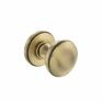 Millhouse Brass Edison Solid Brass Mortice Knob on Round Rose (Pair) additional 1