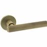 Millhouse Brass Stephenson Lever Door Handle on Slimline Round Rose (Pair) additional 8