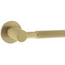 Millhouse Brass Mason Lever Door Handle on Slimline Round Rose (Pair) additional 4