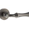 Old English Durham Lever Door Handle on Round Rose (Pair) additional 1