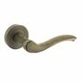 Old English Warwick Door Handle on Round Rose (Pair) additional 4