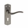 Old English Warwick Lever Lock Door Handle (Pair) additional 2