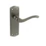 Old English Warwick Latch Lever Door Handle on Backplate (Pair) additional 5