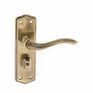 Old English Warwick WC Lever Door Handle on Backplate (Pair) additional 1