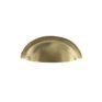 Old English Winchester Solid Brass Cabinet Cup Pull additional 1