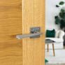 STATUS California Lever Door Handle on Square Rose (Pair) additional 2