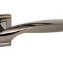 STATUS Oklahoma Black Nickel Lever Door Handle on Square Rose (Pair) additional 1
