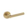 STATUS Nebraska Lever Door Handle on Round Rose (Pair) additional 5