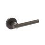 STATUS Nebraska Lever Door Handle on Round Rose (Pair) additional 6