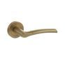 STATUS Indiana Lever Door Handle on Round Rose (Pair) additional 4