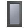 Crystal Left Hand Side Hung uPVC Casement Double Glazed Window - Grey additional 1