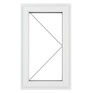 Crystal Right Hand Side Hung uPVC Casement Double Glazed Window - White additional 5