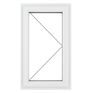 Crystal Right Hand Side Hung uPVC Casement Double Glazed Window - White additional 5