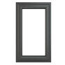 Crystal Right Hand Side Hung uPVC Casement Double Glazed Window - Grey additional 3