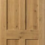 JB Kind Pre-Finished Rustic Oak 4 Panel Door additional 1