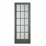 Traditional Knotty Pine 15 Light Obscure Glazed Door additional 3