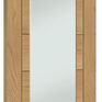 XL Joinery Palermo Essential Unfinished Oak 1 Light Glazed Internal Door additional 3