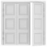 Door Giant Cottage-Style Oak Veneer Unfinished FD30 Fire Door additional 6