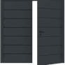 Door Giant Cottage-Style Oak Veneer Unfinished FD30 Fire Door additional 14