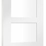 XL Joinery Shaker-Style 4 Light Clear Glazed White Primed Internal Door additional 2