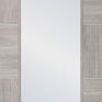 XL Joinery Ravenna White Grey Clear Glazed Laminated Internal Door additional 1