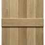 XL Joinery Rustic Unfinished Solid Oak Ledged & Braced Internal Door additional 2