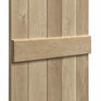 XL Joinery Rustic Unfinished Solid Oak Ledged & Braced Internal Door additional 7