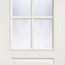 LPD Classical 1 Panel White Primed 6 Light Glazed Internal Door additional 1