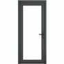 Crystal Grey uPVC Full Glass Clear Triple Glazed Single External Door (Left Hand Open) additional 1