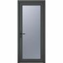 Crystal Grey uPVC Full Glass Obscure Triple Glazed Single External Door (Right Hand Open) additional 1