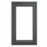 Crystal Right Hand Side Hung uPVC Casement Triple Glazed Window - Grey additional 3