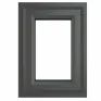Crystal Modern uPVC Top-Hung Triple Glazed Casement Window - Grey additional 1