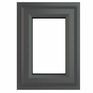 Crystal Modern uPVC Top-Hung Triple Glazed Casement Window - Grey additional 4