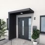 Alumasc Skyline BS150 Aluminium Door Canopy With LED Downlight &amp; Mailbox - Anthracite Grey additional 5