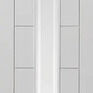 JB Kind Barbican White Glazed FD30 Fire Door additional 1