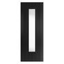 JB Kind Aria Grooved Black Pre-Finished 1 Light Glazed Internal Door additional 1