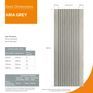 JB Kind Aria Grey Pre-Finished Grooved Laminate Internal Door additional 6