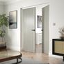 JB Kind Aria Grey Pre-Finished Grooved Laminate Internal Door additional 3