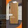 JB Kind Aria Pre-Finished Oak Grooved Laminate Internal Door additional 4